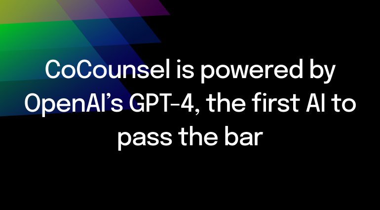 CoCounsel Builds On The Power Of GPT-4, The AI That Outperformed Real ...