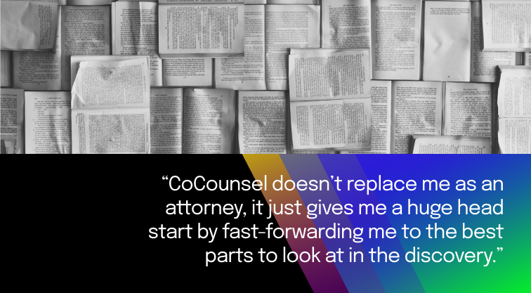 How CoCounsel sharpens everyday practice for litigators