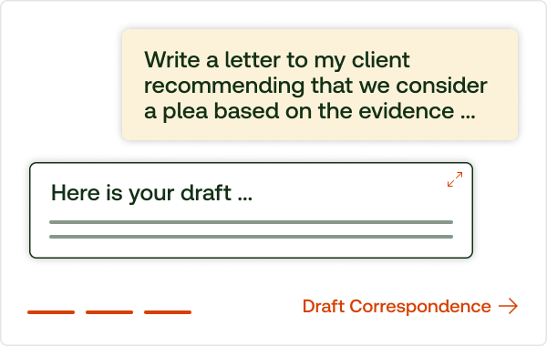 draft correspondence